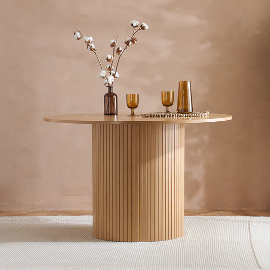 Axel Round Fluted Dining Table