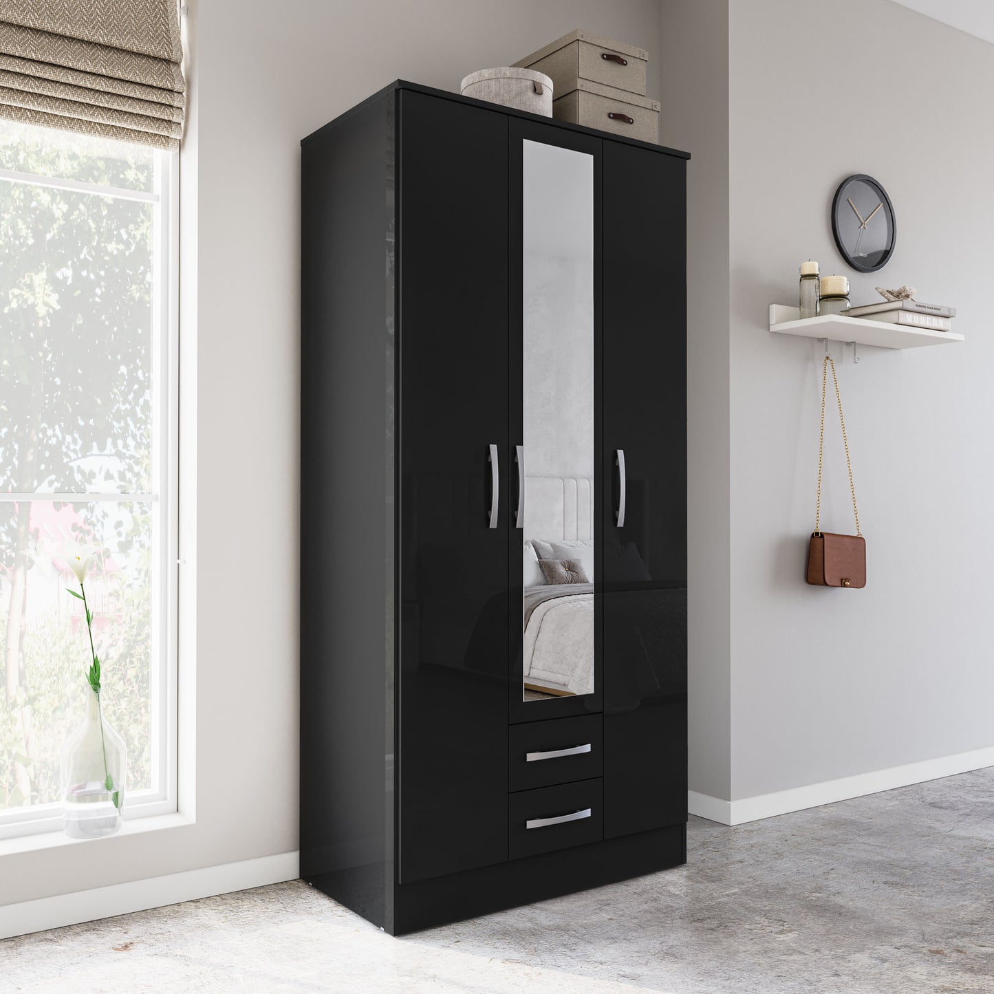 Lynx Wardrobe With Mirror