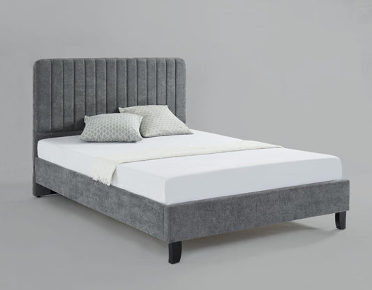 Livingstone Grey Fabric Bed