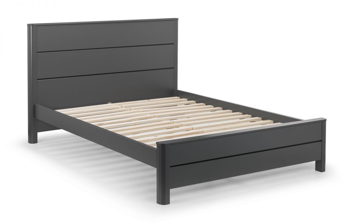 Chloe Dark Grey Double Bed