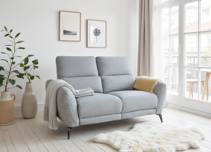 Sorrento Electric Recliner Grey 2 Seater