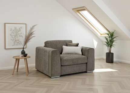 Naples Sofa Mocha Armchair