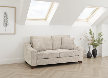 Nebraska Sofa Stone 3 Seater