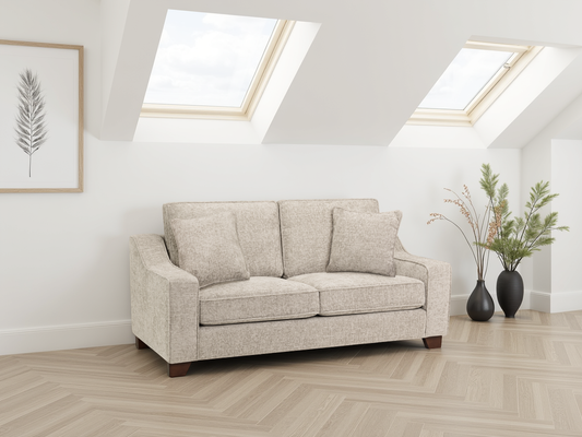 Nebraska Sofa Stone 3 Seater