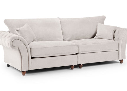Windsor Fullback Sofa Stone 4 Seater