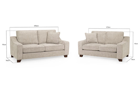 Nebraska Sofa Stone 3+2SET