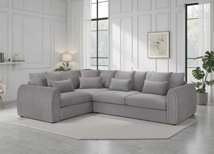 Mirabel Sofa Grey Left Hand Facing Corner