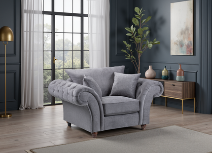 Windsor Fullback Sofa Grey Armchair