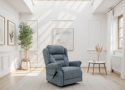 Fairmont Rise and Recline Chair Grey
