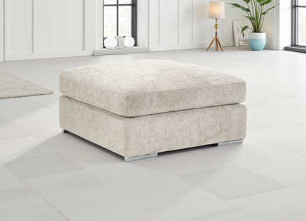 Naples Sofa Beige Footstool
