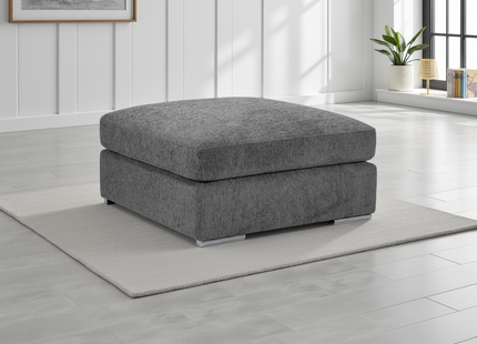 Naples Sofa Grey Footstool