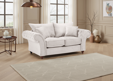 Windsor Fullback Sofa Stone 2 Seater