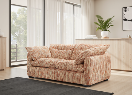 Quetta Sofa Rust/Beige 2 Seater