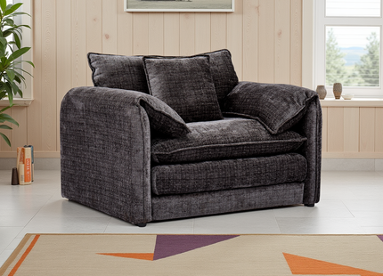 Solaya Sofa Black Armchair