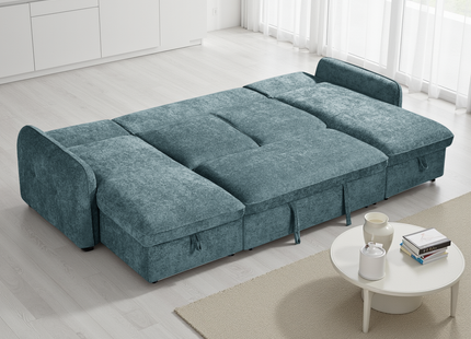 Moscow Sofabed Blue U Shape Corner