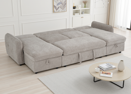 Moscow Sofabed Beige U Shape Corner