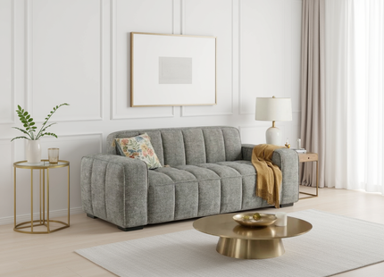 Paris Sofa Grey 3 Seater