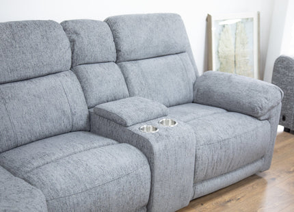 Owen Electric Recliner Sofa Grey Large Corner