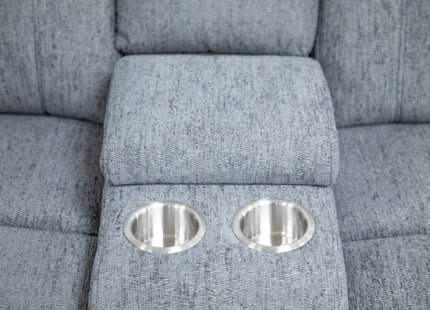 Owen Electric Recliner Sofa Grey Large Corner