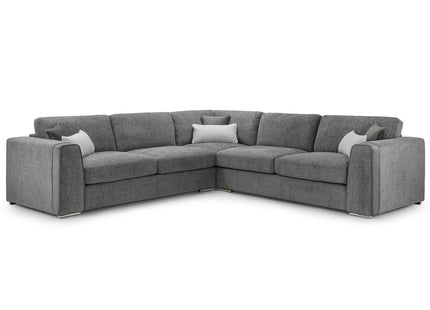 Naples Sofa Grey Large Corner