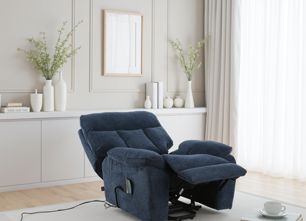 Cornwall Rise and Recline Massage Chair Blue