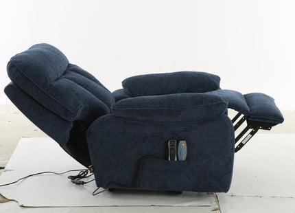 Cornwall Rise and Recline Massage Chair Blue