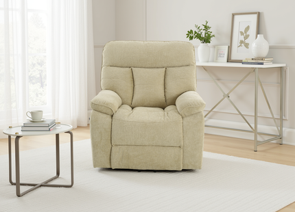 Cornwall Rise and Recline Massage Chair Beige