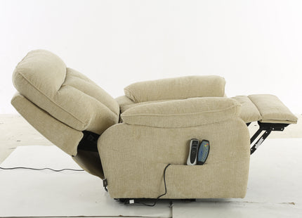 Cornwall Rise and Recline Massage Chair Beige