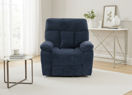 Cornwall Rise and Recline Massage Chair Blue