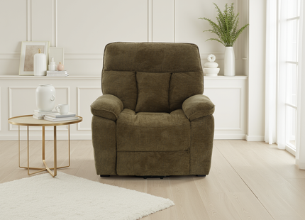Cornwall Rise and Recline Massage Chair Brown