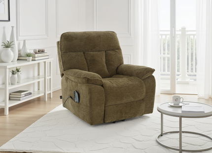 Cornwall Rise and Recline Massage Chair Brown
