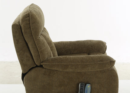 Cornwall Rise and Recline Massage Chair Brown