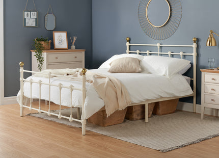 120Cm Atlas Bed Cream