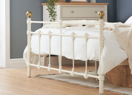 120Cm Atlas Bed Cream
