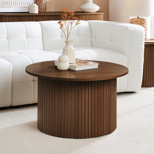 Axel Round Fluted Coffee Table