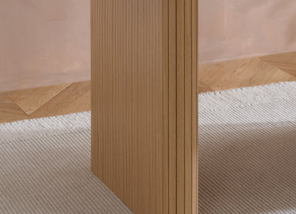 Axel Oval Fluted Dining Table