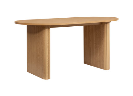 Axel Oval Fluted Dining Table