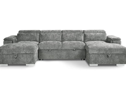 Alaya Sofabed Grey U Shape Corner