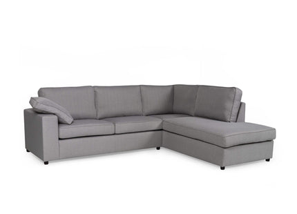 Alto Silver Fabric Sofa Corner