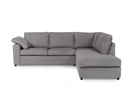 Alto Silver Fabric Sofa Corner