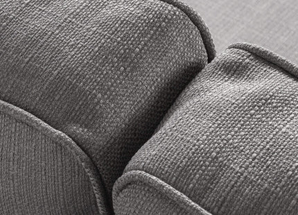 Alto Silver Fabric Sofa Corner