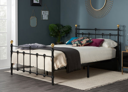 Atlas Black Metal Bed Frame