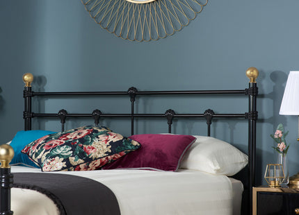 Atlas Black Metal Bed Frame