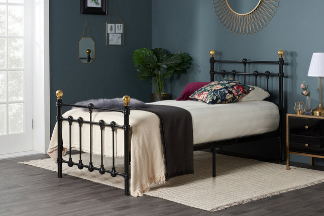 Atlas Black Metal Bed Frame