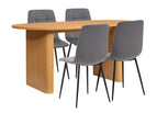 Oak / 4 Chairs With Table