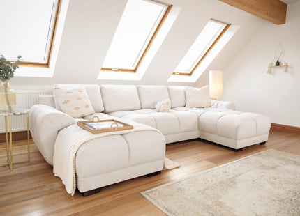 Azzuro Sofa Cream U Shape Corner