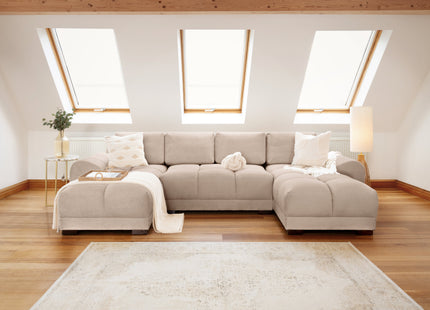 Azzuro Sofa Mocha U Shape Corner