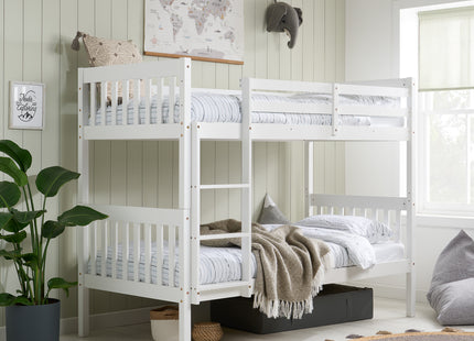 Benji Bunk Bed in White – Space‑Saving Kids Bed UK