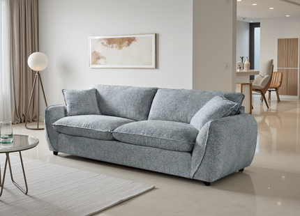 Berlin Sofa Grey 3 Seater