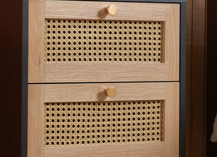 Croxley Rattan Bedside Drawer